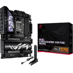 the Asus ROG Crosshair X870E Hero motherboard