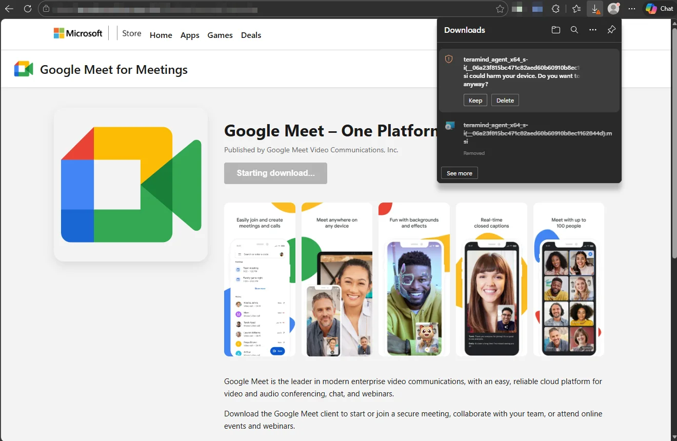 Fake Zoom and Google Meet scams install Teramind: A technical deep dive