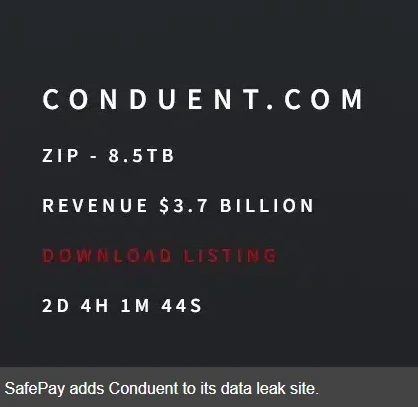 The Conduent breach; from 10 million to 25 million (and counting)